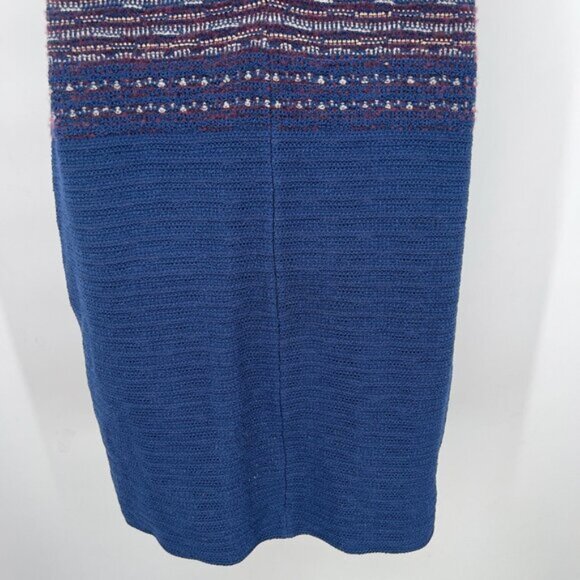 ST. JOHN Wool Blend Printed Knee Length Dress Size 8 - Picture 5 of 8